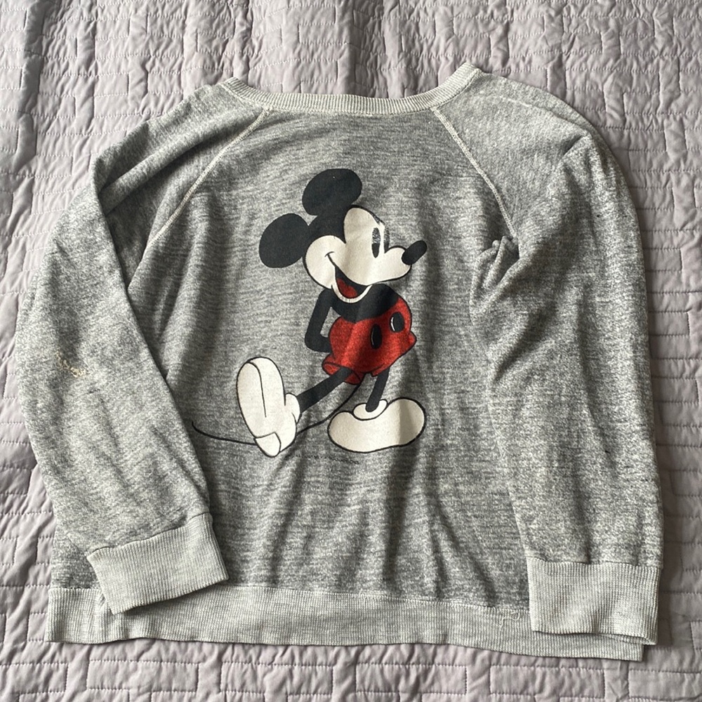 Vintage grey sweatshirt. Well worn & loved but broken in to be perfect & soft!